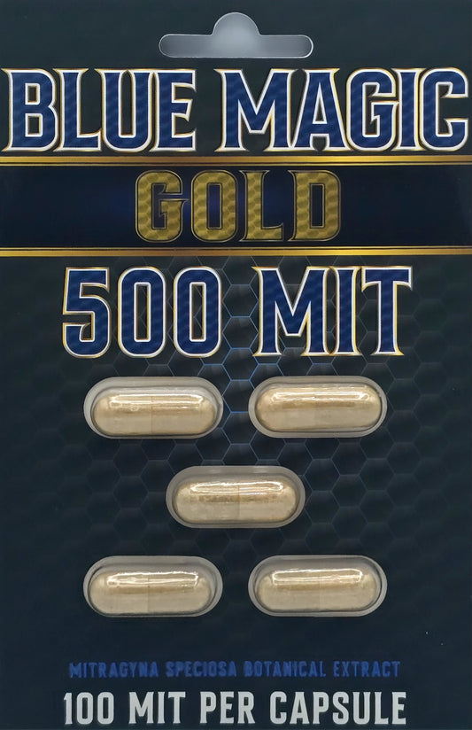 Blue Magic Gold 500 MIT (100MIT Capsules)